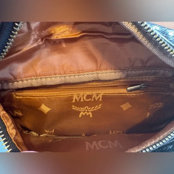 Authentic MCM Black Crossbody Bag - Picture 3 of 4